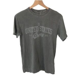 Army Short Sleeve Shirt United States Neutral Gray 100% Cotton
